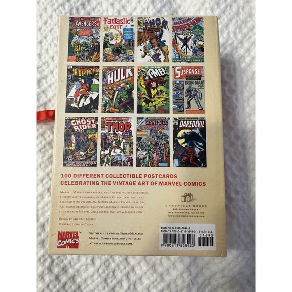 The Art of Vintage Marvel 100 Collectible Postcards 2007 - Picture 6 of 7